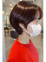 トゥルーブ バイ ファースト 富沢店(trove by first)&nbsp;耳かけショート/ピンクブラウン