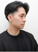 メンズカット刈り上げセンターパートスキンフェード0304
