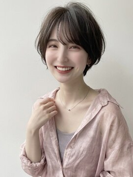 ヘアーメイクパウダー 天王寺寺田町店(Hair make powder) 大人可愛い30代40代50代小顔◎マッシュショート丸みショート
