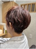 クセ毛ショート