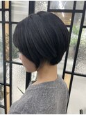韓国顔まわりレイヤーカットグレージュオリーブベージュブラウン