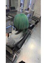カラット 堺東(CARAT)&nbsp;ミントグリーン/デザインカラー/クラゲカット