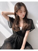 アッシュ 学芸大学店(Ash)&nbsp;ロング/おとな女性/ミルクティーブラウン/ハイライト/髪質改善