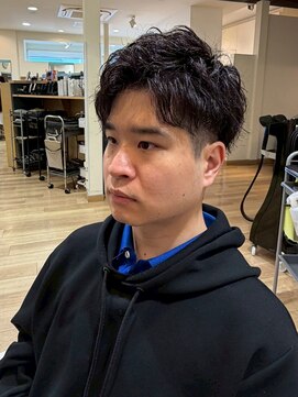 ラファンス 栗林店(LaFENCE) メンズ/ニュアンスパーマ/刈り上げショート