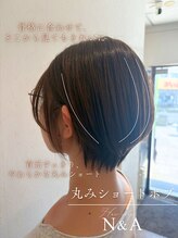 エヌアンドエー 春日部東口店(hair shop N&A)&nbsp;艶感と丸みで魅せる大人ナチュラルショートボブ