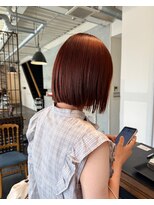 セットアップ 岡山北長瀬店(SET-UP)&nbsp;オレンジブラウン/ボブナチュラルショート