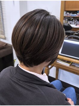 美容室まなざしの写真/【忙しい朝も5分で決まる!】サッとまとまる似合わせショート・ボブで、お手入れ簡単&長持ち☆