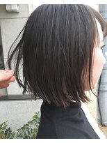 ルーナヘアー(LUNA hair) 『京都 山科 ルーナ』切りっぱなしウエットBOB 【草木真一郎】