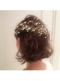 《lond omotesand担当rico》切りっぱなしボブ wedding arrange☆
