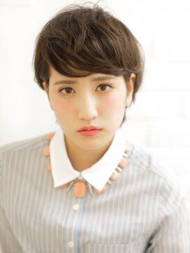 モードケイズ アミュー 厚木店(MODE K's amyu) 【MODE K's厚木】くせ毛風エッジショート×ツヤ感グレージュ