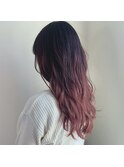 くすみカラー/ピンクグラデーション/ナチュラルグラデーション