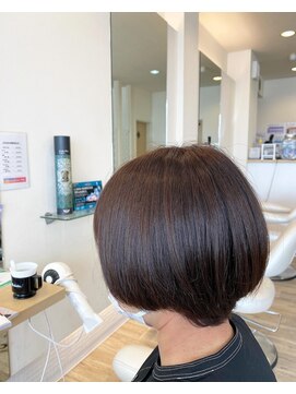 アコレ ミリュー 南草津店(ACCOLE milieu) グレーアッシュ♪大人かわいいふんわりショートボブ☆