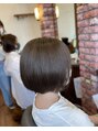 グランド ビューティー ビーズ 緑店(Grand Beauty B's)&nbsp;スッキリまとまりの良い、丸みのあるシルエットボブが人気◎