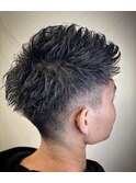 束感アップバングショート
