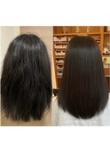 mellow hairのストレート