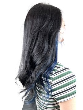 テュセ ヘアー 京都(Tu sais hair kyoto) イヤリングカラー/インナーカラー/透明感/ハイライト/白髪ぼかし