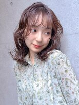 オーブ ヘアー フォール 山形東原町店(AUBE HAIR fall) 20代・30代_パーマ風巻きスタイル