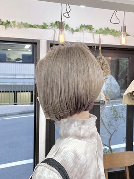 リッカ(RICCA) ジュカラー/ボブウルフ/ココアベージュ 20代 30代 I2-1103