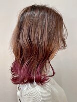 イーストハムヘッドショップ(EAST HAM head shop)&nbsp;グラデーション★ベージュ→ピンク♪