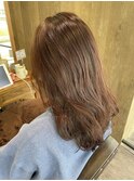 セミロング/髪質改善縮毛矯正/髪質改善/韓国風/韓国ヘア