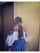 グレープフルーツモール(grapefruitmoll) 卒業式ヘアセット