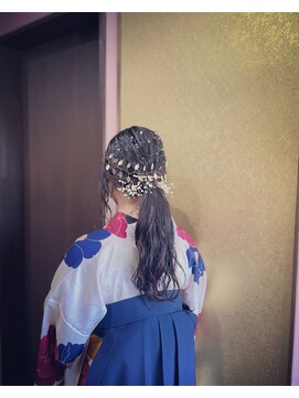 グレープフルーツモール(grapefruitmoll) 卒業式ヘアセット