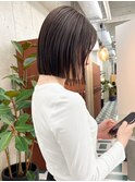 ボブ×フォギーベージュ