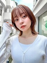 エイミー(Aimee)&nbsp;Aimee町田　ウルフカット×ライトブラウン