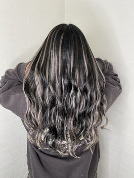 ユートピア(U topia) #エクステで作る #ハイライト #バレイヤージュ