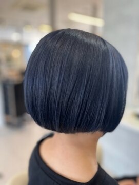 シャルムヘアー(charme hair) ブリーチあり☆ネイビーグレージュ☆