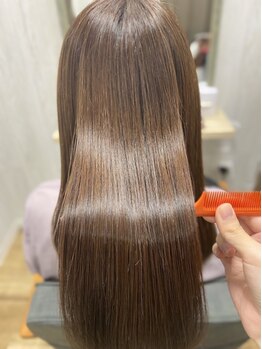 テーラヘアー 小田急相模原店(TELA HAIR)の写真/【髪質改善×ケアプロ超音波TR】でなめらかな艶髪が叶う☆憧れのうるツヤ髪をご提供◎【小田急相模原】