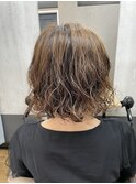 コテ巻き風デジタルパーマ☆【板橋】