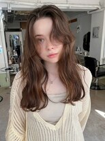 ハニーシブヤ(HONEY shibuya)&nbsp;小顔ウエーブパーマ　イメチェンレイヤー　ショコラブラウン