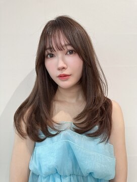 エル 横浜(eL) ★ワンカールレイヤーロンググレージュハイライト