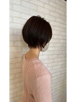 ビス ヘア アンド ビューティー 西新井店(Vis Hair＆Beauty)&nbsp;300代20代前下がりショートボブアッシュベージュ