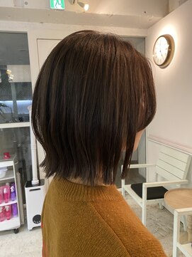 デパール 表参道店(depart) 大人可愛い30台40代50代前下がりショートボブくびれショート