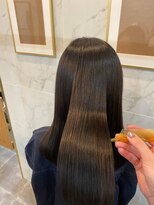 ジーナ 船橋(Zina)&nbsp;髪質改善＊ロングレイヤーグレーベージュ＊美髪【Zina船橋】