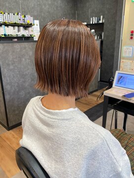 プログレス 仙台駅東口店(PROGRESS) ショートボブ/顔まわり/前髪カット/外はねボブ/ショートヘア