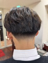 メンズ美容室 タカミ&nbsp;テーパーフェード マッシュフェード フェザーパーマ