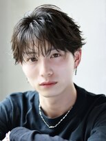 フェザーパーマニュアンスパーマフェザーショート韓国シースルー