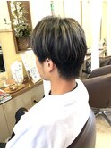 【見附　今町】メンズショート　ハイライト　似合わせ