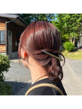 ガーデンヨコハマ(GARDEN YOKOHAMA) チェリーブラウン/ワインレッド/簡単アレンジ/ミディアム/夏