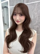 マウルルナ(MAEUL luna)&nbsp;レイヤーカット/ベージュカラー/萩村風人