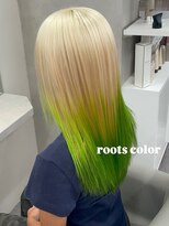 ベレーザ 渋谷(BELEZA)&nbsp;16363ブリーチ＆ダブルカラー渋谷エンドカラーラウンドバング