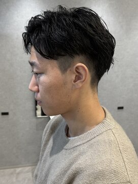 リオールバイニアウ(RE:ALL by Niau) メンズショートパーマニュアンスパーマ爽やかショート刈り上げ