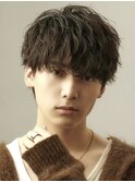 無造作マッシュ波巻きスパイラル