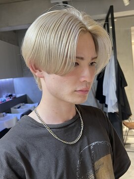 エリマ 調布(elima) 調布ダブルカラーセンターパートミルクティーベージュカラー