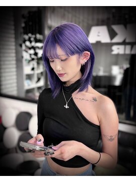 ディーカヘアーセンダイ(Di KA HAIR sendai) ブルーラベンダー