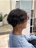 【パーマ】波巻きスパイラル