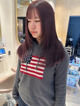 バーガンディーカラー × レイヤー